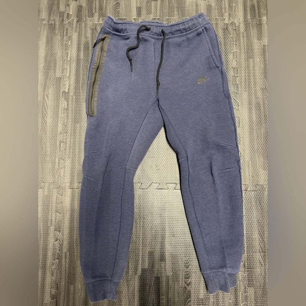 Nike Fleece Tech Men’s Jogger Sweatpants Navy Blue Size Medium